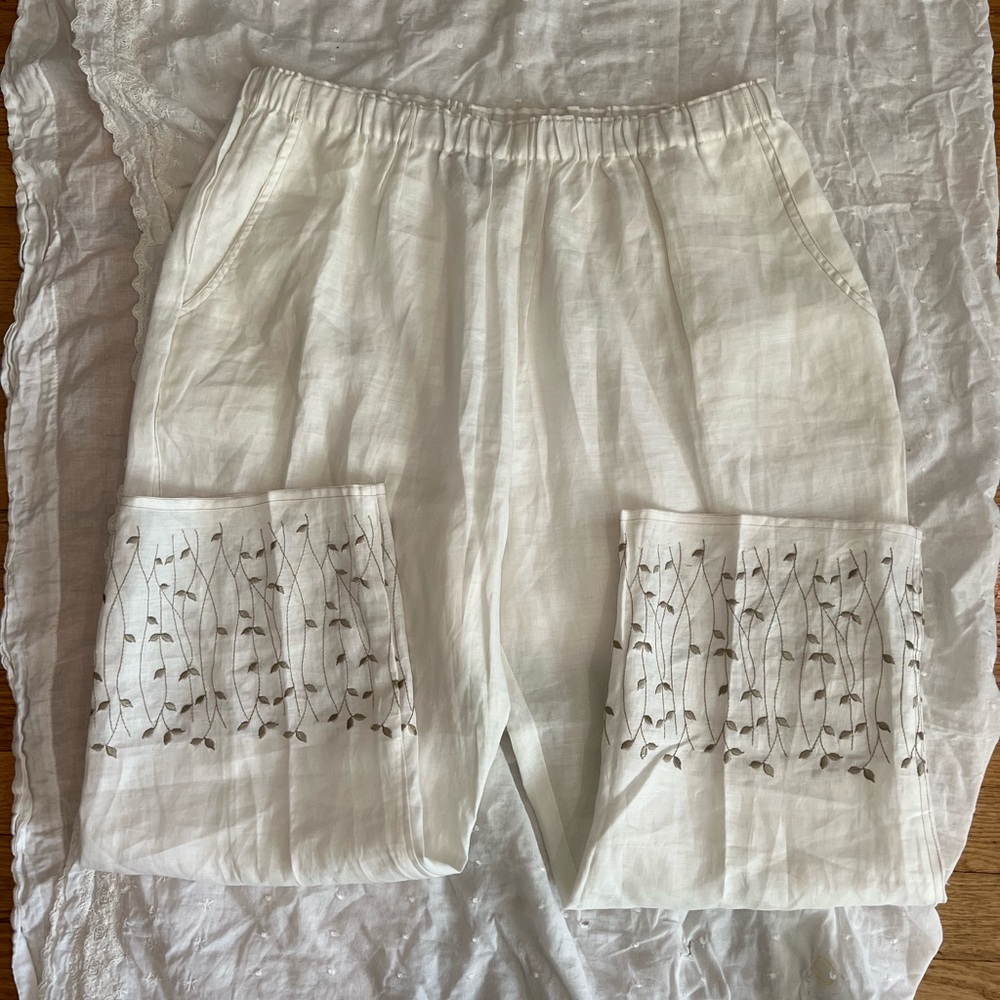 Linen trousers